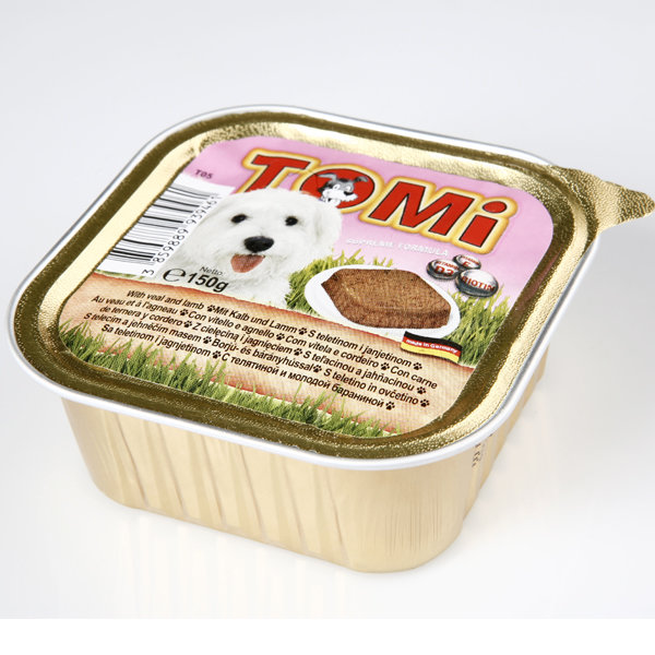 Консервы для собак Мясо Ягненок (veal lamb), паштет, 0.15 кг (Томи)