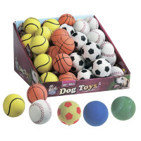 Игрушка для собак, спортивный мяч спонжбол Spongeball Sport (Карли-Фламинго)