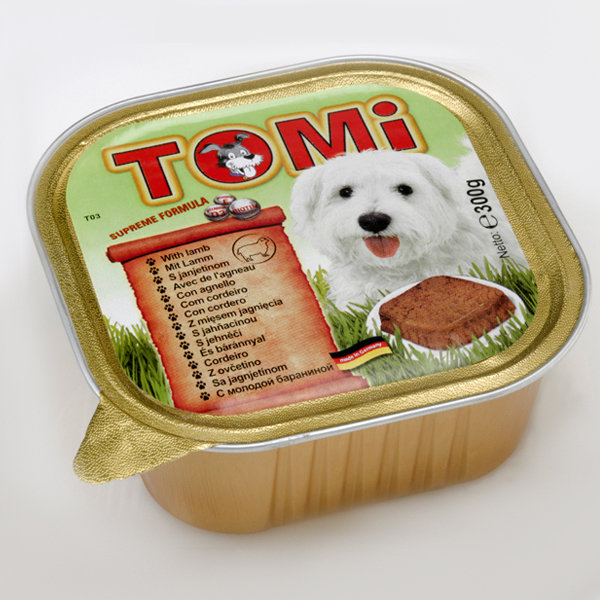 Консервы для собак Ягненок (lamb), паштет, 0.3 кг (Томи)