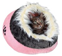 Домик меховой для кошек и малых собак Minou розовый (Трикси)