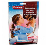 Универсальная влажная рукавица-салфетка для ухода за собакой Washing Glove Dog (Карли-Фламинго)