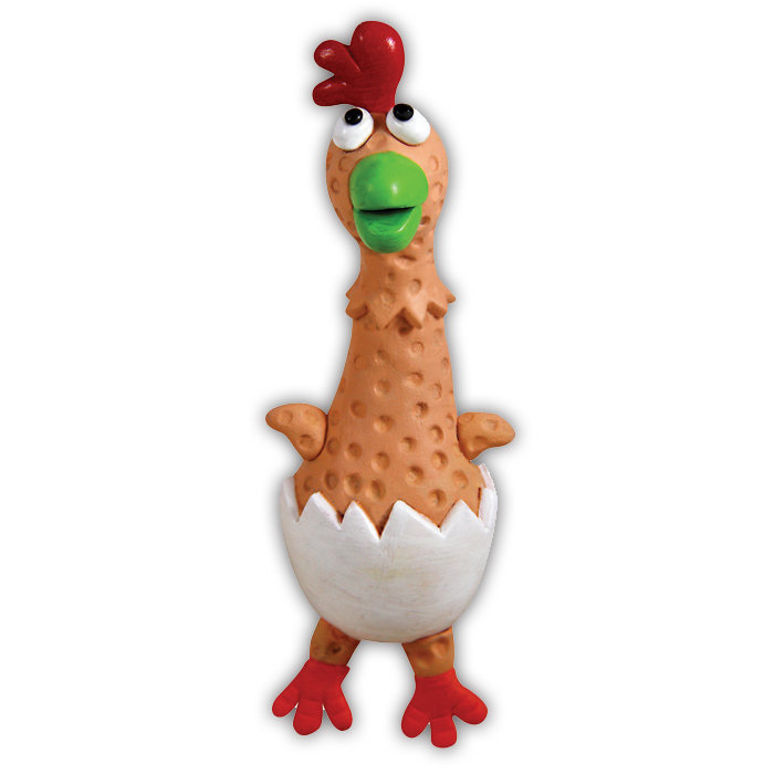 Kooky Baby Chicken Игрушка-пищалка для малых пород собак "День Рождение цыпленка" (Петстейдж)