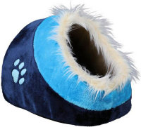 Домик меховой для кошек и малых собак Minou синий, голубой (Трикси)