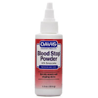 Davis Blood Stop Powder ДЭВИС БЛАД СТОП кровоостанавливающий порошок с бензокаином для собак и котов