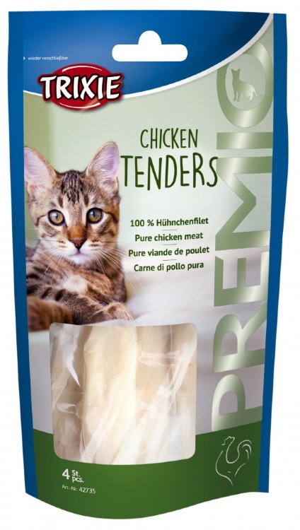 Лакомство для кошки PREMIO Chicken Tenders куриные крылья 70 г 4шт (Трикси)