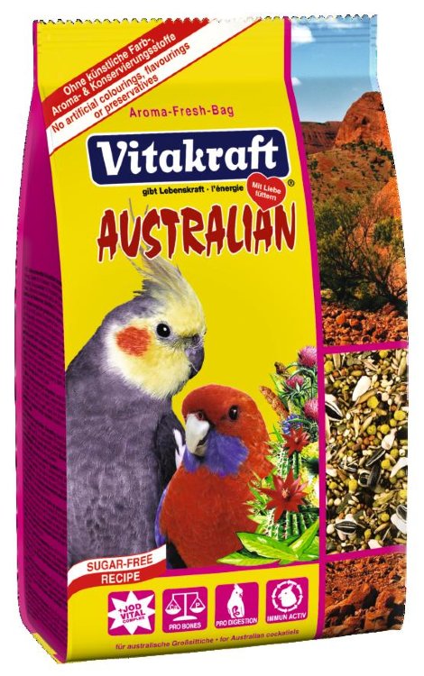Корм для Австралияского попугая кактус 750 г (Витакрафт)