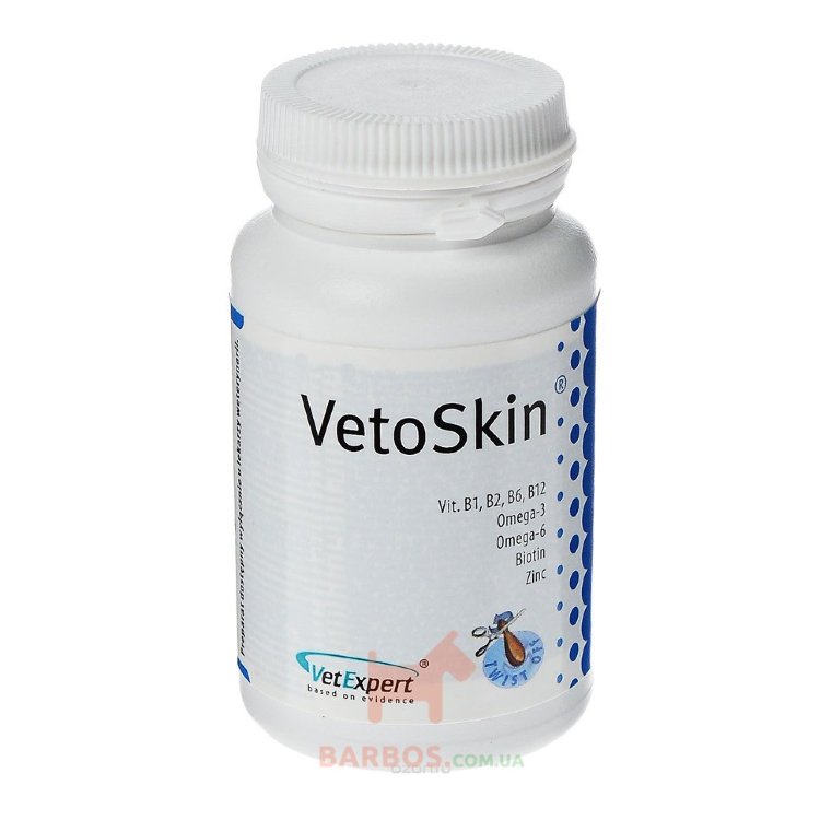 Ветоскин препарат при заболеваниях кожы для собак и кошек (Ветэксперт)