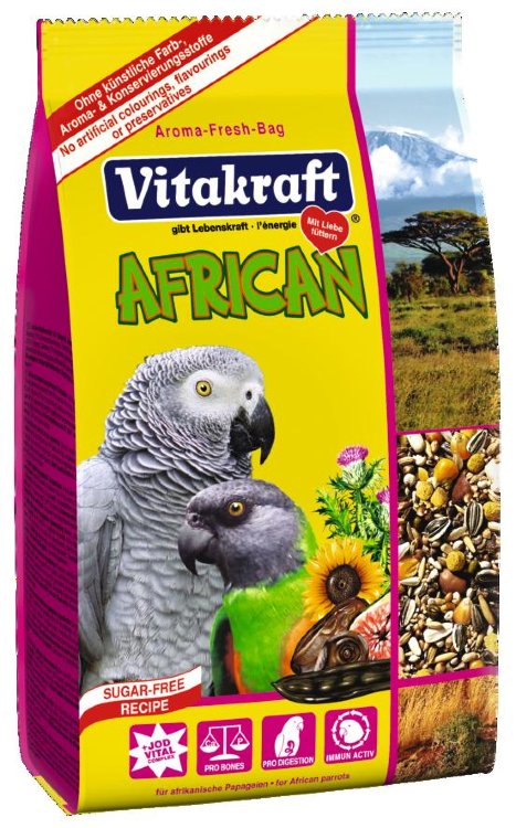 Корм для африканского попугая Жако 750 г (Витакрафт)