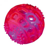 Игрушка для собак Мяч светящийся, термопластрезина