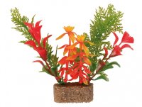 Декоративное растение для аквариума, пластиковое 12 см