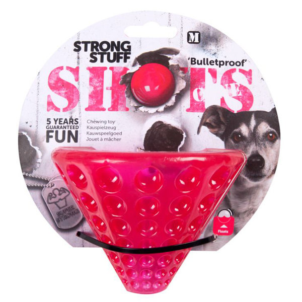 Шотс конус суперпрочная игрушка для собак Shots Cone (Карли-Фламинго)