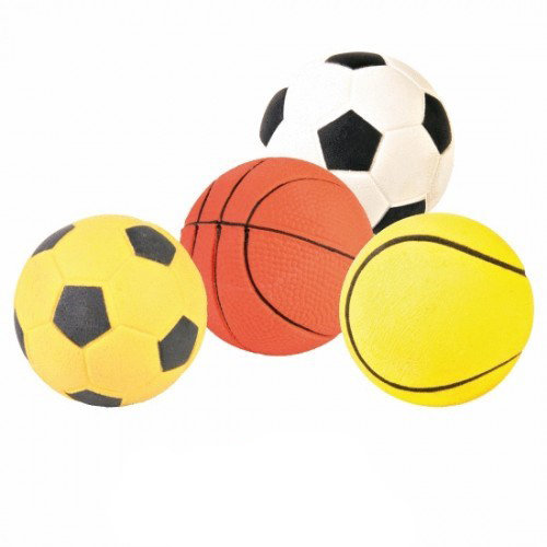 Игрушка для собак Мяч резиновый ассорти, 6 см