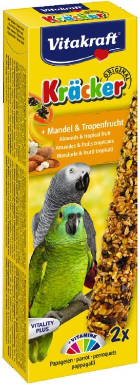 Крекер для попугая ары медовый, тропические фрукты (2 шт) (Витакрафт)