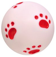 Игрушка для собак Мяч винил с лапкой, 10 см