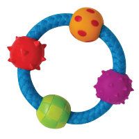 Multi Texture Chew Ring Игрушка для собак "Канат-кольцо с мячиками" (Петстейдж)