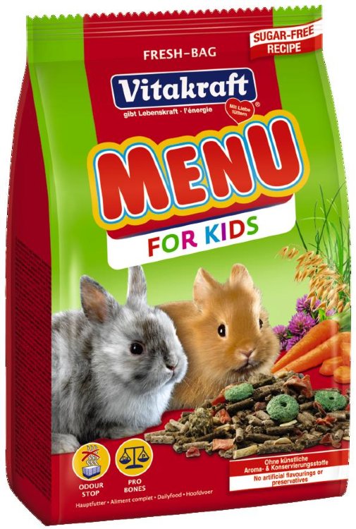 Корм для крольчат Меню Kids 500 г (Витакрафт)