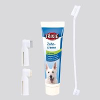 Зубная паста с щеткой для собак (Трикси)
