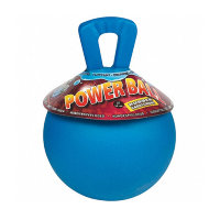 Игрушка для крупных собак, мяч плавающий с ручкой Power Ball (Карли-Фламинго)