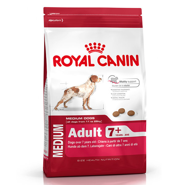 Medium Adult 7+ для собак средних пород (Роял Канин)