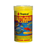 Корм для усиления окраса рыб Vitaity Color, хлопья (Тропикал)
