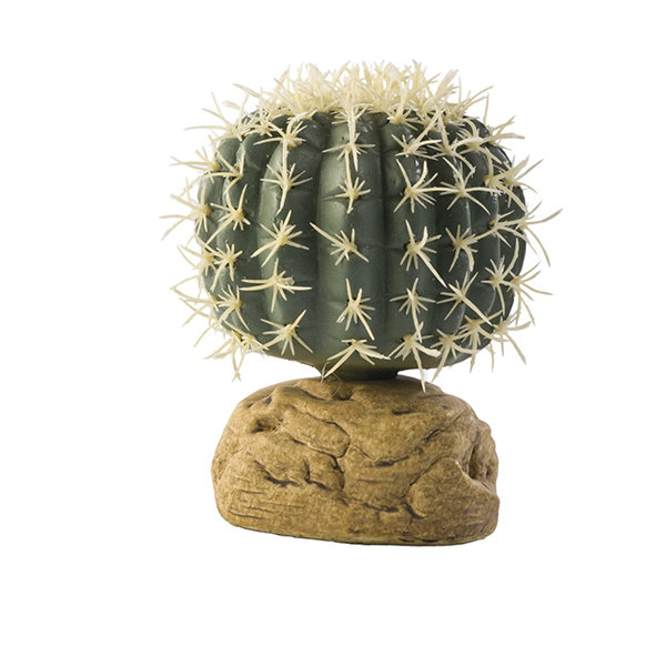 Растение на подставке для террариума Exo Terra Barrel Cactus (Экзо терра, Хаген)