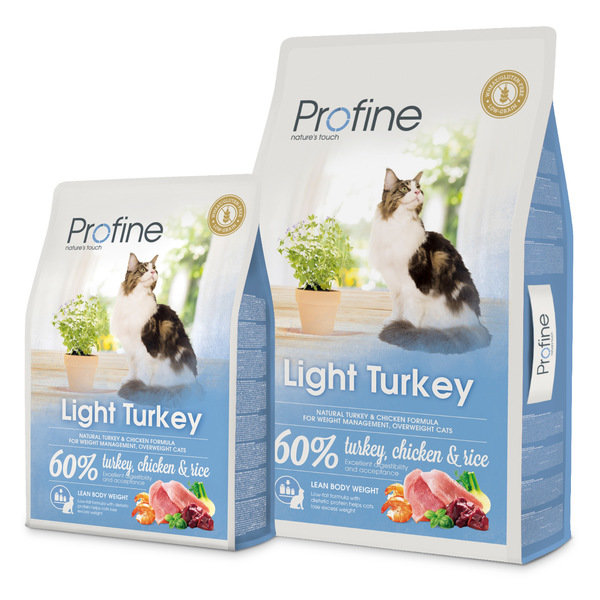 Cat Light с индейкой для оптимизации веса кошек (Профайн)