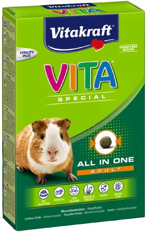 Корм для морских свинок Vita Special 600 г (Витакрафт)