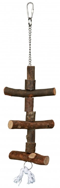 Игрушка деревянная для попугаев 40 см