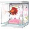 Аквариум для петушка Betta Kit Floral 2 л, белый (Хаген)