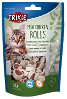 Лакомство для кошки PREMIO Rolls курица/минтай 50 г (Трикси)