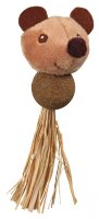 Игрушка для кошек Мышка с шариком из кошачьей мяты, 14 см (Трикси)