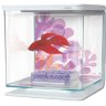 Аквариум для петушка Betta Kit Flower 2 л, белый (Хаген)