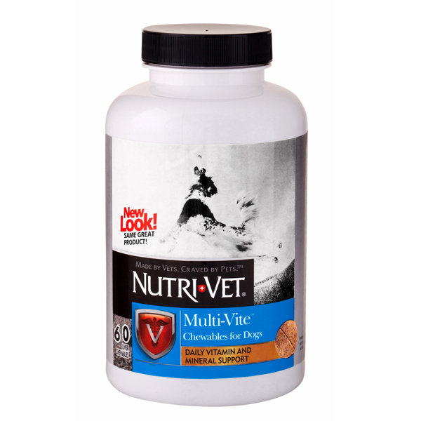 Multi-Vite комплекс витаминов и минералов для собак, жевательные таблетки (Нутри-Вет)